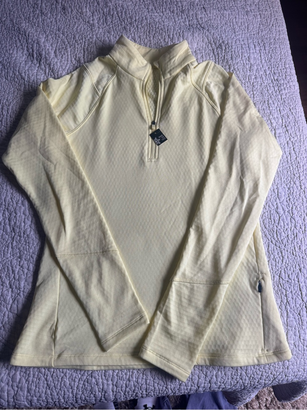Yellow Quarter-Zip Performance Pullover